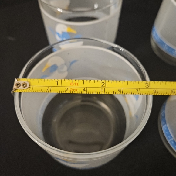 Vintage 1980's Libbey Drinking Glasses 2 Juice Duck Goose Country Farmhouse 3.5" - Picture 14 of 14